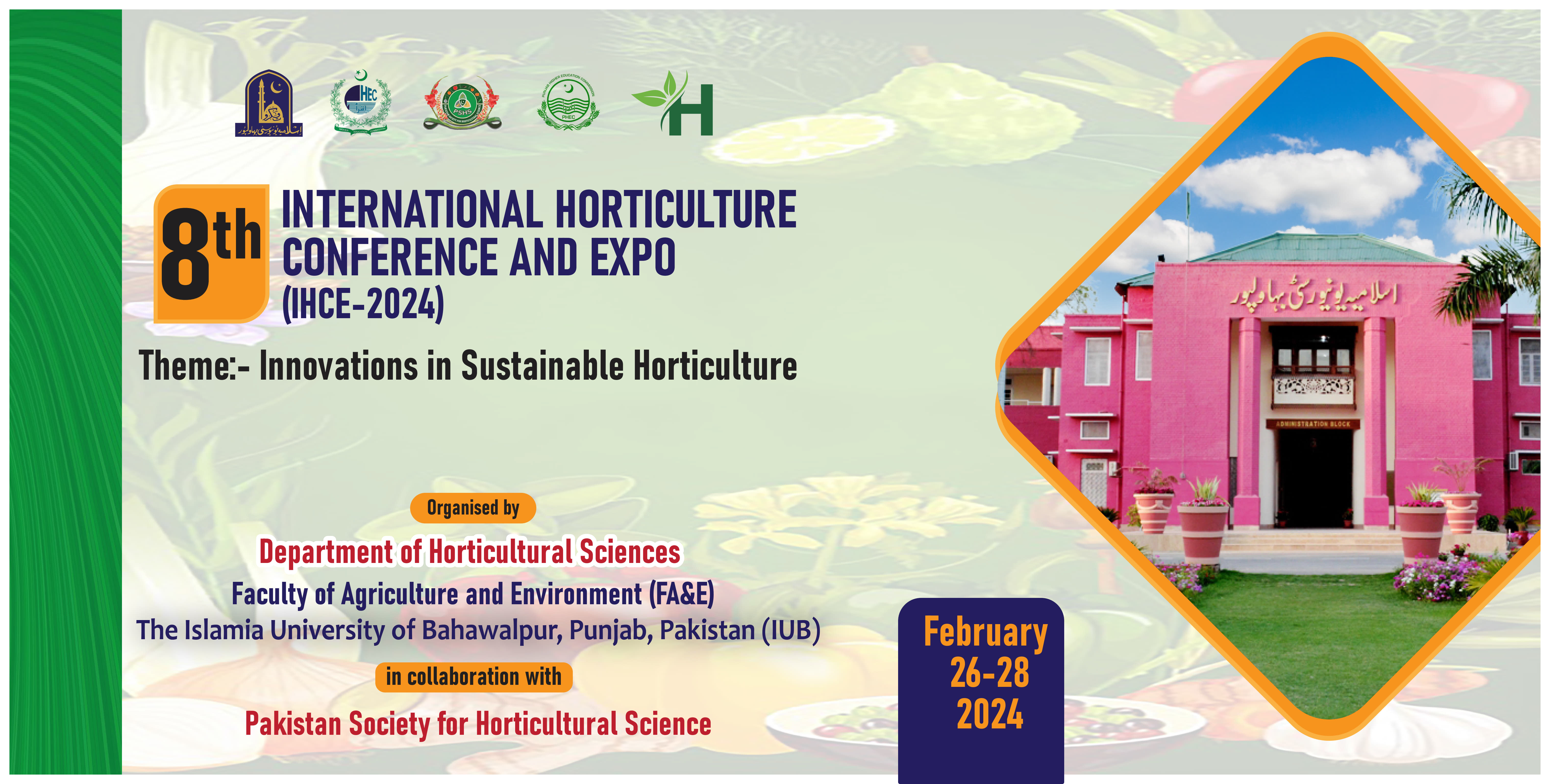 8th International Horticulture Conference & Expo Pakistan Society for
